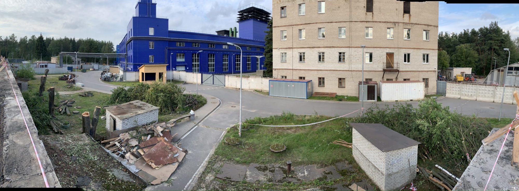 Демонтаж здания лаборатории. Завод «Климов»